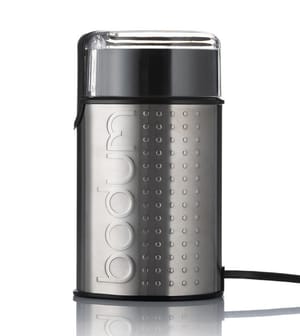 Bodum Bistro elektrisk kaffekværn, mat krom
