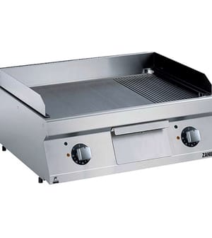 Zanussi EVO700 stegeplade 372347, 2/3 glat og 1/3 rillet, 800 mm