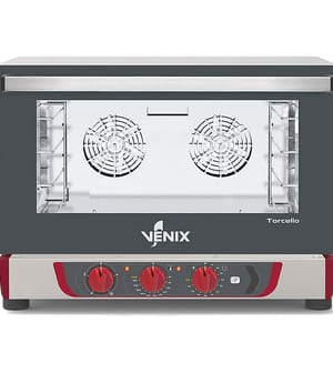 Venix Torcello T04M0HACR konvektionsovn med damp, 4 x 600 x 400 mm / GN 1/1