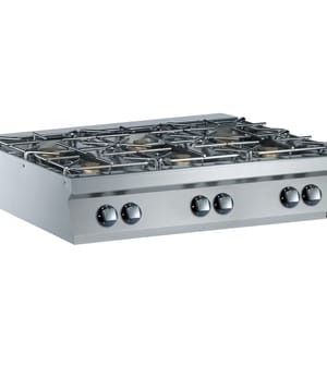 Zanussi EVO900 gaskogebord 392011 med 6 blus, 1200 mm