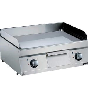 Zanussi EVO700 stegeplade 372194, glat poleret krom, 800 mm