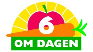 6 stykker frugt eller grønt om dagen