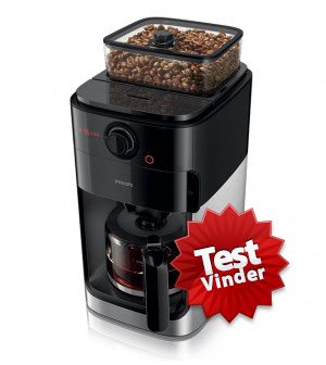 Simpel & flot kaffemaskine med kværn fra Philips