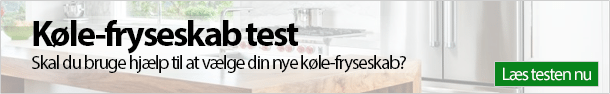 Køle-fryseskab test