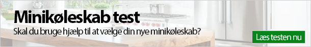 Minikøleskab test